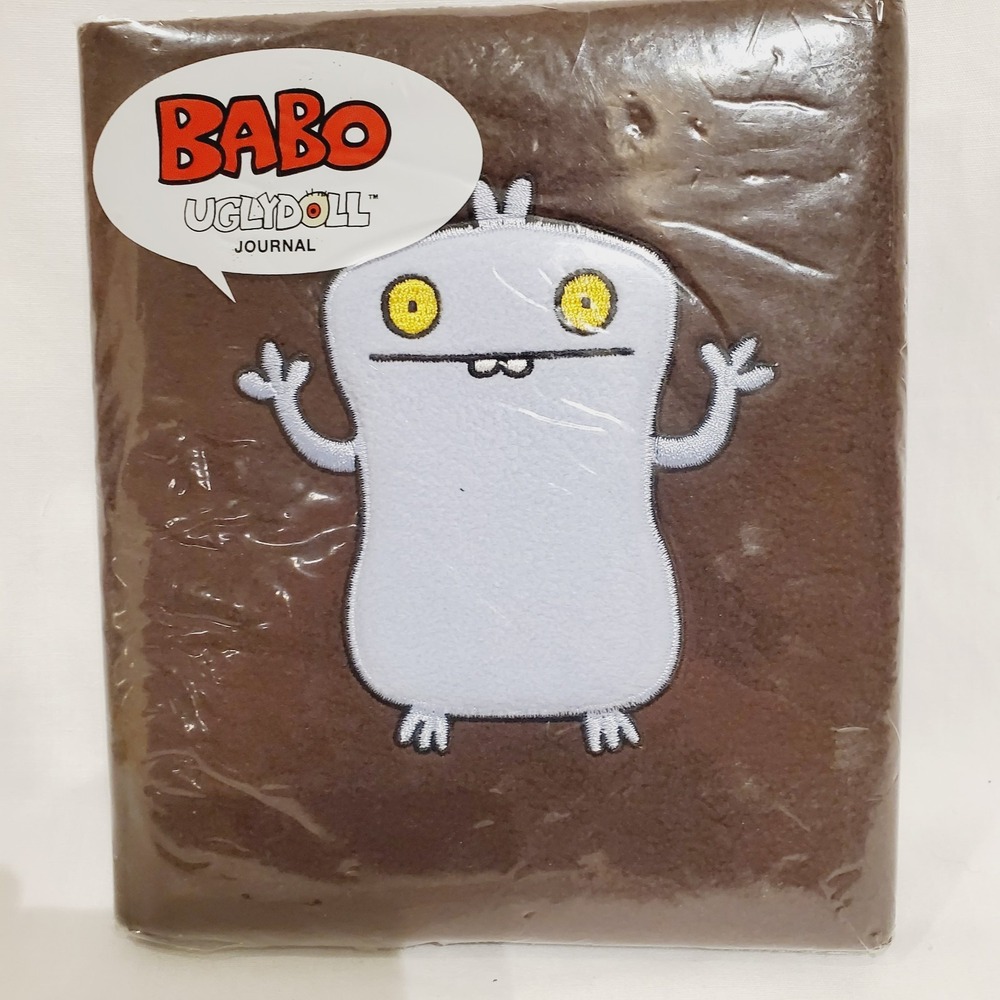 UglyDoll Babo Journal Chronicle Books 2008 Plush Cover Diary 9780811863179